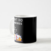 Mug I Don't Do Mornings Funny Dog Sleeng  (Devant gauche)