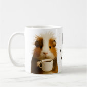 Mug I don't do mornings funny guinea pig caffeine (Gauche)
