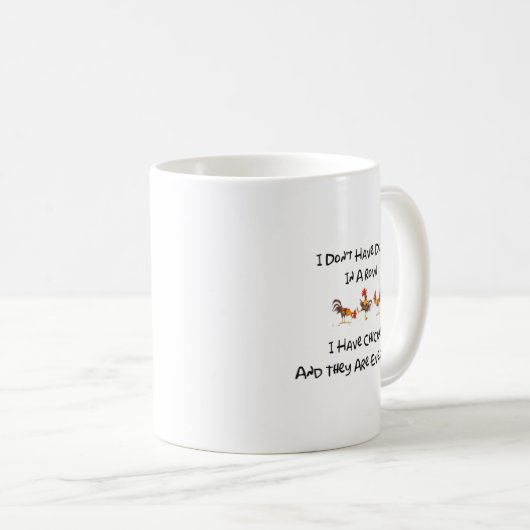 Mug I Dont Have Ducks In A Row  (Devant droit)