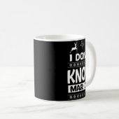 Mug I Don't Know-margo Ugly Sweater Funny Christmas Fo (Devant droit)
