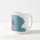 Mug I Dream of Snowboard - Snowboarder (Devant droit)