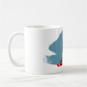 Mug I Dream of Snowboard - Snowboarder (Gauche)