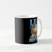 Mug I Eat Dry Wall Funny Cat Meme  (Devant droit)
