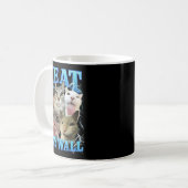 Mug I Eat Dry Wall Funny Cat Meme  (Devant gauche)