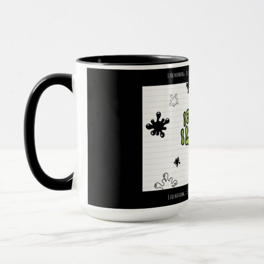 Mug I Fix Nothing. I Let Him Go | Bold Minimal Quote M (Gauche)