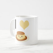 Mug I flan de coeur (amour) ! (Devant gauche)