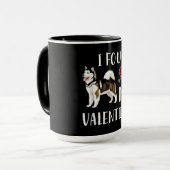 Mug I Found My Valentin | Husky Lover (Devant gauche)
