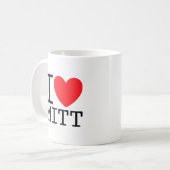 Mug I gant de coeur (amour) (Romney) (Devant gauche)