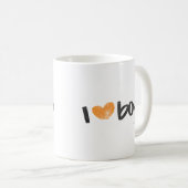 Mug I garçons de coeur oranges (Devant droit)