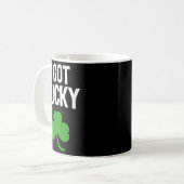 Mug I Got Lucky Dad St Patricks Day Pregnancy Announce (Devant gauche)
