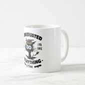 Mug I Graduate Class Funny Black Cat Graduation (Devant droit)