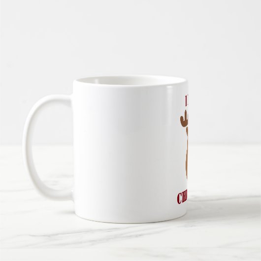 Mug I hate Christmas sad reindeer (Gauche)
