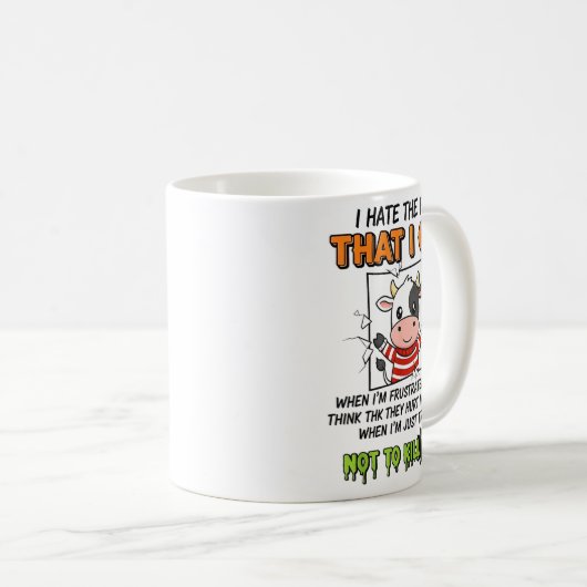 Mug I Hate The Fact That I Cry When I'm Frustrated Peo (Devant droit)