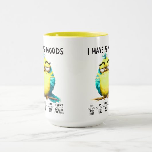 Mug I Have 5 Moods (Centre)
