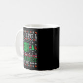 Mug I Have A Spreadsheet For That Christmas Ugly Sweat (Devant gauche)