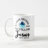 Mug I Have Decided To Follow Jesus Established 2025 Wh (Gauche)