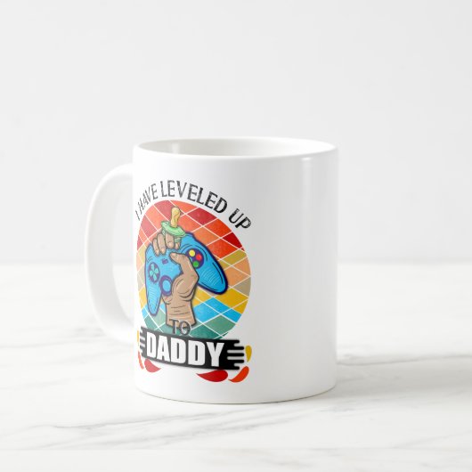 Mug I Have Leveled Up to Daddy (Devant gauche)