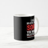 Mug I Have Selective Hearing Funny Sarcastic Dad Grand (Devant droit)