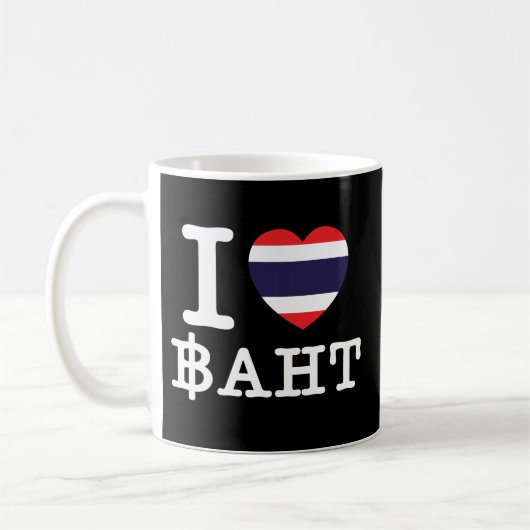 Mug I Heart (Amour) Baht (Gauche)