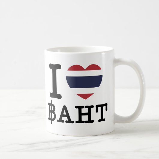 Mug I Heart (Amour) Baht (Droite)