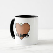 Mug I Heart (Amour) Halloween (Devant gauche)