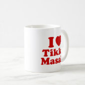 Mug I Heart (Amour) Tikka Masala (Devant droit)