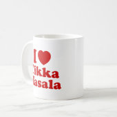 Mug I Heart (Amour) Tikka Masala (Devant gauche)