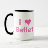 Mug I Heart Ballet (Gauche)