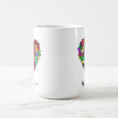 Mug I Heart Butterflies, Personnalisé (Centre)