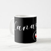Mug I Heart Canada, Drapeau canadien (Devant gauche)