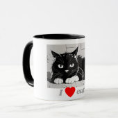 Mug I Heart Cat (Devant gauche)