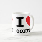 Mug I Heart Coffee (Devant droit)