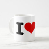 Mug I Heart Curling (Devant gauche)