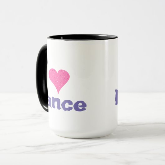 Mug I Heart Dance (Devant gauche)