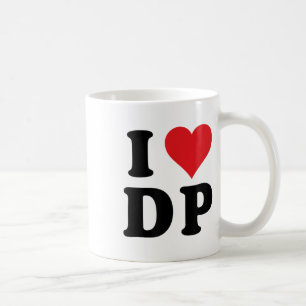 Mug I Heart Dp Initiales I Love D.p. Premier Et Dernie