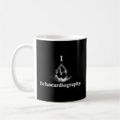 Mug I Heart Echocardiography Echocardiography Tech (Gauche)