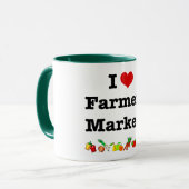 Mug I Heart Farmers Marchés (Devant gauche)