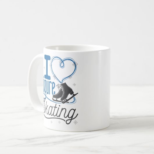 Mug I Heart Figure Patinage (Devant gauche)