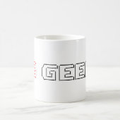 Mug I Heart Geek ASCII ART (Centre)