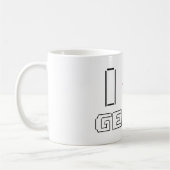 Mug I Heart Geek ASCII ART (Gauche)