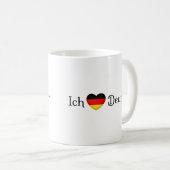 Mug "I Heart German" Favori Language School Sujet (Devant droit)