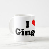 Mug I Heart Gingers (Devant gauche)