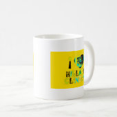 Mug I Heart Hillary Clinton : Graffiti Expression Art (Devant droit)