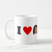 Mug I Heart Kamala Harris (Gauche)