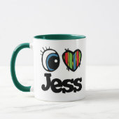 Mug I Heart (Love) Jess (Gauche)