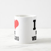 Mug I HEART (LOVE) sumo lutte (Centre)