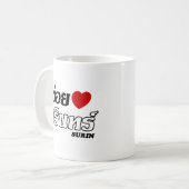 Mug I Heart (Love) Surin, Isan, Thaïlande (Devant gauche)