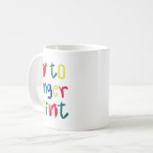 Mug I Heart Love To Finger Paint - Funny Couple  (Devant gauche)