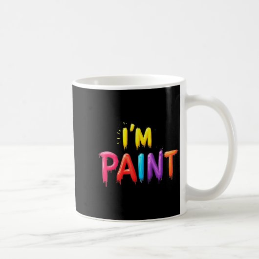 Mug I Heart Love To Finger Paint I'm Paint Cute Couple (Droite)