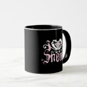 Mug I Heart Maman Rose (Devant droit)